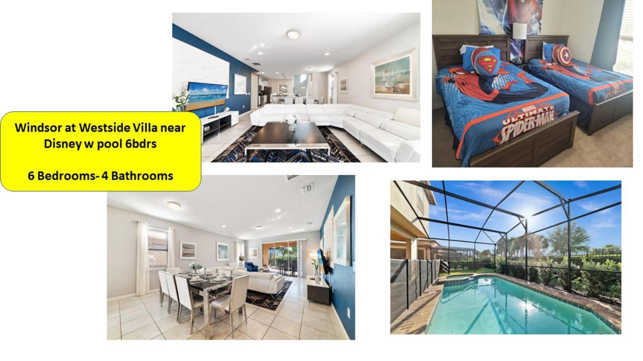 Luxury New Villa Near Disney With Pool 6Bedrooms キシミー エクステリア 写真